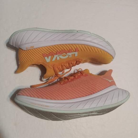 Hoka One One Men\'s Carbon X 3 Performance Running Shoes 8.5D Orange 1123192 main image 7